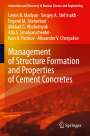 Levon R. Mailyan: Management of Structure Formation and Properties of Cement Concretes, Buch
