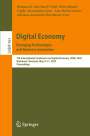 : Digital Economy. Emerging Technologies and Business Innovation, Buch