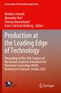 : Production at the Leading Edge of Technology, Buch