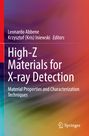 : High-Z Materials for X-ray Detection, Buch