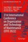 : 31st International Conference on Organization and Technology of Maintenance (OTO 2022), Buch
