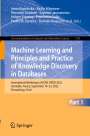 : Machine Learning and Principles and Practice of Knowledge Discovery in Databases, Buch