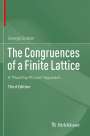 George Grätzer: The Congruences of a Finite Lattice, Buch