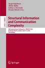 : Structural Information and Communication Complexity, Buch