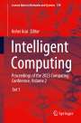 : Intelligent Computing, Buch,Buch
