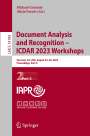 : Document Analysis and Recognition ¿ ICDAR 2023 Workshops, Buch