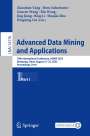 : Advanced Data Mining and Applications, Buch