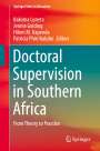: Doctoral Supervision in Southern Africa, Buch