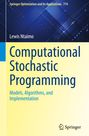 Lewis Ntaimo: Computational Stochastic Programming, Buch