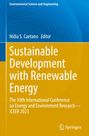 : Sustainable Development with Renewable Energy, Buch