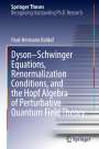 Paul-Hermann Balduf: Dyson¿Schwinger Equations, Renormalization Conditions, and the Hopf Algebra of Perturbative Quantum Field Theory, Buch