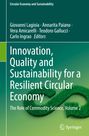 : Innovation, Quality and Sustainability for a Resilient Circular Economy, Buch