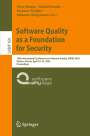 : Software Quality as a Foundation for Security, Buch