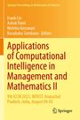 Titel: Applications of Computational Intelligence in Management and Mathematics II. Oben Namen der Herausgeber, unten Springer-Logo. Farbtöne in Gelb und Orange.