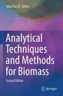 "Analytical Techniques and Methods for Biomass, Second Edition", Silvio Vaz Jr., farbige Abstraktion, Springer-Logo unten.