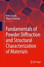 Titel: "Fundamentals of Powder Diffraction and Structural Characterization of Materials". Autoren: Peter Zavalij, Vitalij Pecharsky. Stilisiertes Netzwerkmuster.