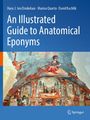 Titel: "An Illustrated Guide to Anatomical Eponyms". Autoren: Hans J. ten Donkelaar, Marina Quartu, David Kachlík. Illustration: Anatomieszene mit Figuren und mythologischen Elementen.
