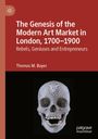 „The Genesis of the Modern Art Market in London, 1700–1900“, ein Buchcover mit einem mit Diamanten besetzten Totenkopf.