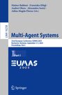 Multi-Agent Systems, EUMAS 2025, September 3–5, Bucharest. Blau-graues Layout, mit Logos und Dekorationen. Springer-Logo.