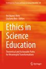 „Ethics in Science Education“, rote und orange Farbverläufe, Springer-Logo.