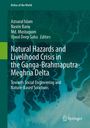 Titel: Natural Hazards and Livelihood Crisis in the Ganga-Brahmaputra-Meghna Delta. Hintergrund: Flussdelta-Abbildung.