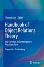 "Handbook of Object Relations Theory", Thomas Abel, Editor. Blauer Hintergrund mit sanften Farbübergängen. Springer-Logo.
