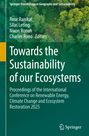 "Towards the Sustainability of our Ecosystems". Grün im Hintergrund mit Baumkronen. Springer Logo unten rechts.
