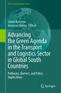 Titel: „Advancing the Green Agenda in the Transport and Logistics Sector in Global South Countries“. Grünen Globe. Springer-Logo.