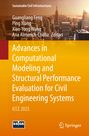 Buchtitel: "Advances in Computational Modeling and Structural Performance Evaluation for Civil Engineering Systems". Skyline im Hintergrund.
