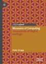 Text: "Museums of Computing: Stewardship of Digital Heritage" von Peter Krapp. Geometrisches Muster mit Sternformen.