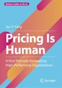 "Pricing Is Human" von Jan Y. Yang, bunter Hintergrund, Logo von Springer unten rechts.