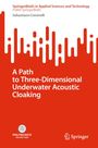 Titel: "A Path to Three-Dimensional Underwater Acoustic Cloaking." Orange-weiße abstrakte Grafik, Logos unten.