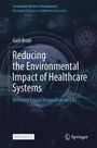 "Reducing the Environmental Impact of Healthcare Systems" von Gaël Brulé, mit Erdkugel- und Umweltsymbolen.