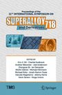 Titel auf Buchumschlag: "Proceedings of the 11th International Symposium on Superalloy 718 and Derivatives". Bild von Maschinen.
