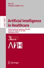 Cover mit Text: "Artificial Intelligence in Healthcare". Untertitel zu Konferenzdaten. Unten ein Springer-Logo.