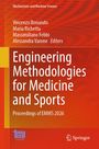 Das Buchcover zeigt Titel "Engineering Methodologies for Medicine and Sports," Autoren, und Verlagslogo Springers.
