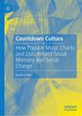 „Countdown Culture“ von David Crider. Titel über blau-gelbem abstraktem Hintergrund. Logo oben links.