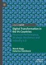 "Buchtitel: Digital Transformation in the V4 Countries. Autoren: Marek Nagy, Katarína Valášková. Abstraktes Muster."