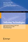 Oben Namen von Editoren. Titel: "Software Technologies". Konferenzinfo: ICSOFT 2025, Bilbao, Juni 10–12. Unten Springer-Logo.