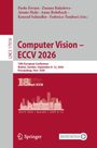 Titel: "Computer Vision – ECCV 2026", Konferenz in Malmö, Schweden, 8.–12. September 2026. Springer-Logo unten.