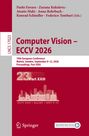 "Computer Vision – ECCV 2026", "Malmö, Sweden, September 8–12, 2026". Rotes Cover mit illustrativem Stadtbild.
