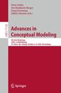 "Advances in Conceptual Modeling" in großen roten Buchstaben, darunter ER 2026 Workshops Informationen und Springer-Logo.