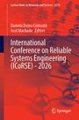Text: „International Conference on Reliable Systems Engineering (ICoRSE) - 2026“. Rotes Netzwerk-Design, Springer-Logo.
