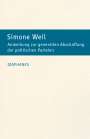 Simone Weil: Anmerkung zur generellen Abschaffung der politischen Parteien, Buch