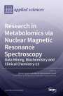 Leonardo Tenori: Research in Metabolomics via Nuclear Magnetic Resonance Spectroscopy, Buch