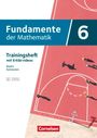 „Fundamente der Mathematik 6. Trainingsheft mit Erklärvideos. Bayern Gymnasium.“ zeigt einen Basketballplatz von oben.