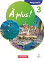 Text: Ausgabe B, À plus! 3, Cornelsen.  
Motiv: Küstenstadt mit Hafen, Palmen, Sprung ins Meer.