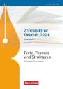 Christoph Fischer: Texte, Themen und Strukturen. Zentralabitur Deutsch 2024 - Grundkurs - Arbeitsheft - Nordrhein-Westfalen, Buch