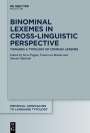: Binominal Lexemes in Cross-Linguistic Perspective, Buch