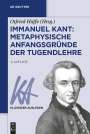 : Immanuel Kant: Metaphysische Anfangsgründe der Tugendlehre, Buch